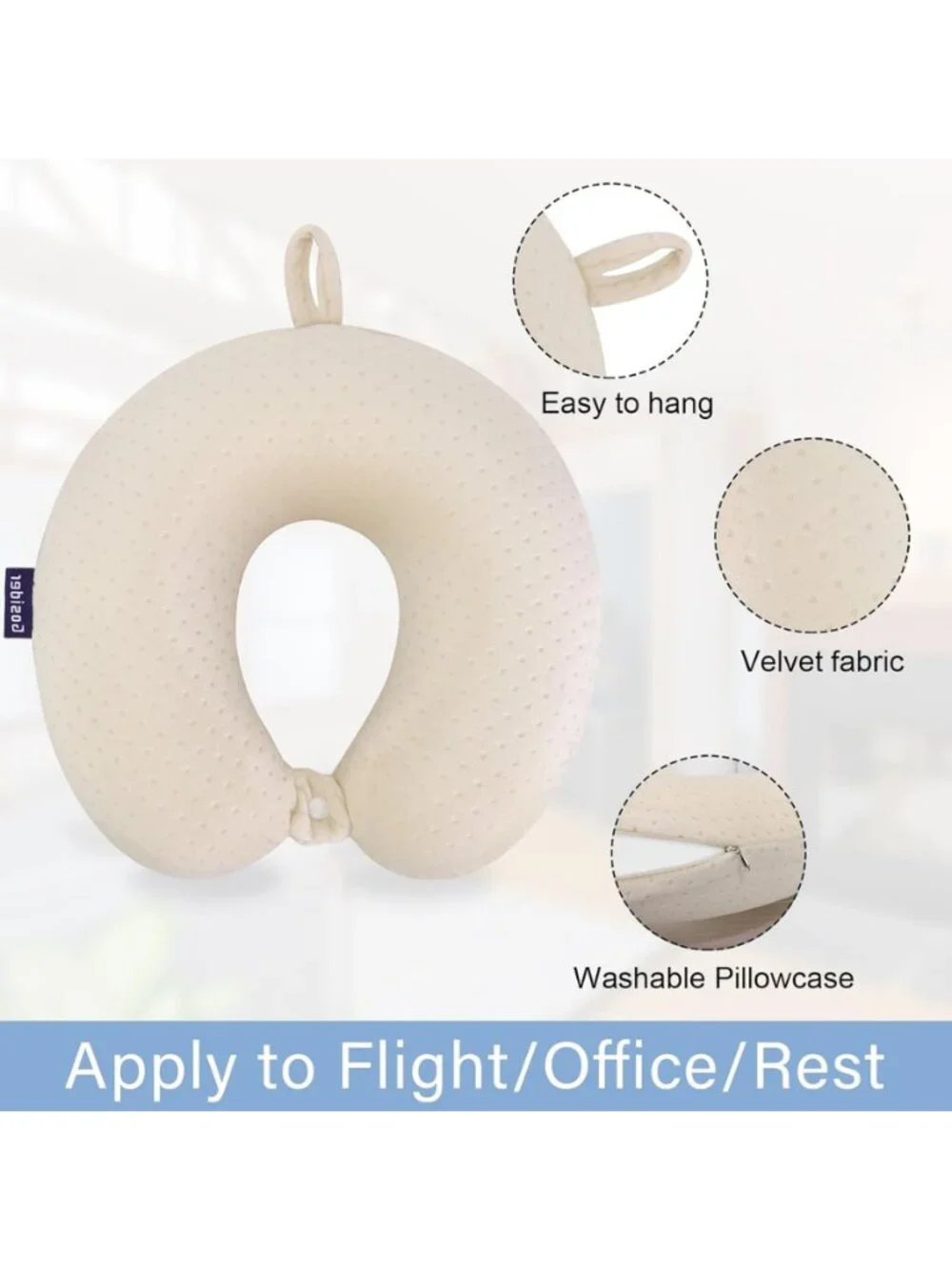 Memory Foam Travel Neck Pillow